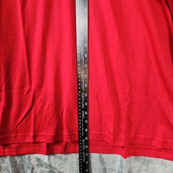 LL Bean Mens Large Soft Red Pima Cotton Short Sleeve Casual Polo Shirt - Picture 4 of 8